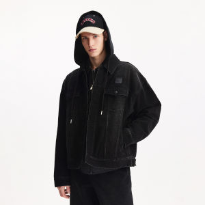 Jack Jones | New Detachable Hood Comfortable Loose Fit Lightweight Jacket