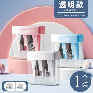 เครื่องสับเข็มขัด Deli Double Hole Large Diameter Pencil Sharpener สำหรับนักเรียนชั้นอนุบาล หน้าร้อน 2023 กล่องของขวัญเด็กชาย