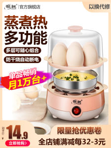 Automatic Electric Egg Cooker Small Size Home Use Dormitory Multi-function Steamed Egg Pudding Breakfast Maker Mini Kitchen Appliance