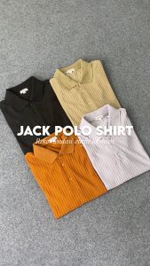 MSMO Men Jack Polo Shirt / Kaos Polo Pria / Kaos Pria / Poloshirt / Kaos Kerah