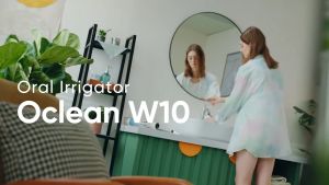 Oclean W10 Portal Oral Irrigator | Water Flosser | Teeth Cleaner | Big Capacity | 5 Flossing Modes | Free Extra Nozzles