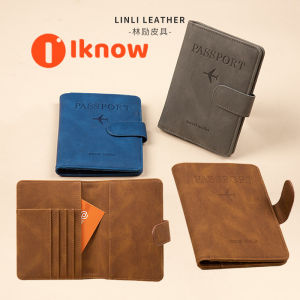 I know RFID passport bag multifunctional and multi card slot wallet document bag ticket clip coin bag bank card holder