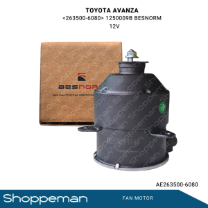 BESNORM TOYOTA AVANZA FAN MOTOR 12VOLTS 263500-6080 1250009B