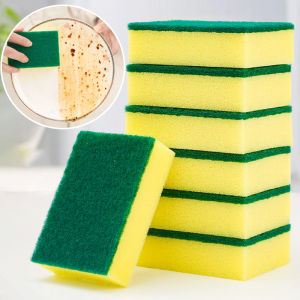 Magic Cleaning Sponges Reusable Pan Pot Dishwashing Scouring Pads Household Kitchen Sponge Double-sided Brush Clean Tools