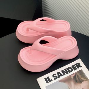 รองเท้าแตะส้นหนาสำหรับผู้หญิง รองเท้าแตะแบบสวมลำลองสำหรับกลางแจ้ง รองเท้าแตะชายหาด รองเท้าแตะแบบสวมส้นแบน รองเท้าแตะส้นแบนแบบสวมลำลอง