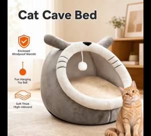 Deep Sleep Cat Bed Cartoon Pet Bed Removable Washable Comfortable Pet Sleeping Bed for Small Dog Mat Bag Cave Cats Bed