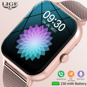 LIGE New Sport Women Smart Watch 1.83" HD Voice Calling Fitness Tracker Heart Rate Blood Pressure Men Smartwatch For iOS Android
