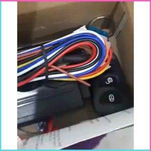 COD Cepat Pijar Keyless Remote Control Wireless Door Lock Mobil - LB-402-Hitam / Saklar Alarm Mobil