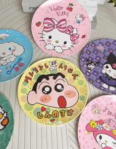 🌻 DĨA TRÒN HELLO KITTY DOREMON