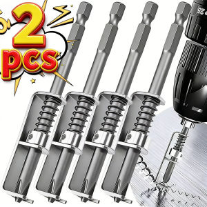 2PCS Screw Holder Bit Retaining Adapter Spring-loaded Screw Holders Anti-drop Screwdriver Bit for Electricians DIY Home Repair