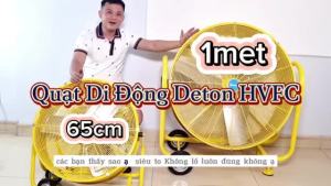 [HCM] QUẠT CẤP GIÓ DI ĐỘNG CÔNG NGHIỆP DETON (CÁNH 60CM) - HVFC-60L