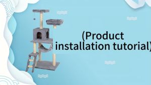 Cat Tree House Cat Climbing Frame Luxury Double Space Capsule Cat Nest Multifunctional Integrated