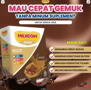Milkcow Susu Sapi Penambah Nafsu Makan & Berat Badan Semua Usia 500gr Halal BPOM