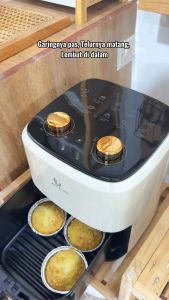 HAN RIVER Air Fryer 8L Adjustment Knob Household Multifunctional Oil-Free Healthy Cooking Smokeless Nonstick Pan