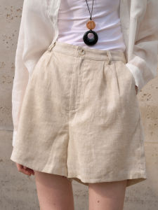 Summer Linen Casual Loose Wide-leg Shorts