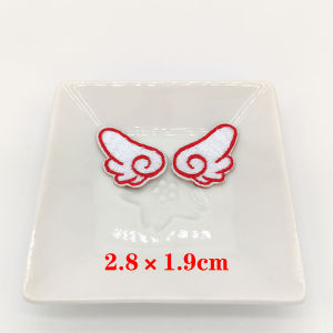 Exquisite Angel Wings Self Adhesive Embroidery Patch Adhesive Phone Case Notebook DIY Stationery Backpack Decoration Clothing