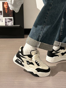 Warrior Womens Casual Shoes Sporty Thick Bottom Cotton Lined Lightweight Autumn Winter Fashionable All-Match Flat Heel