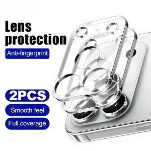2 Pcs HD Camera Lens Protector Tempered Glass Compatible with for Iphone 17 Pro Max/Air/17E/16 Pro Max/15 Pro17/16/15/14/13/12