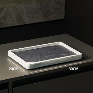 Washing Table Diatom Ooze Absorbent Tray Storage Rack Diatomite Mat Mouthwash Coaster Bathroom Drain Storage Tray