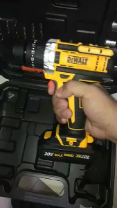 DeWalt 48V 10mm Brushless Cordless Drill Driver with Free Two 48V Batteries