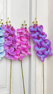 bunga anggrek/bunga plastik artificial/bunga hias/tanaman hias