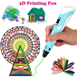 3D Printing Pen DIY Three-dimensional Painting Children Toys Fun Camouflage With LCD Screen Compatible PLA Filament Toys Gift