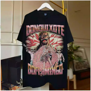 Bandai | Doflamingos Pirates King Printed T-shirt Anime Casual Cotton Comfortable Childrens and Parents Clothing Set