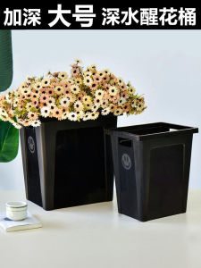 Thickened Large Deep Water Flower Bucket French Style Flower Shop Special Fresh Flowers 50cm Heightened Korean Style Extra Large Flower Bucket