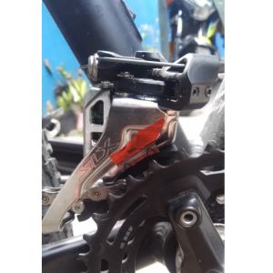 SHIMANO SLX FD-M7100 ด้านหน้า Derailleur 2X12 จักรยานเสือภูเขาความเร็วอุปกรณ์จักรยาน MT