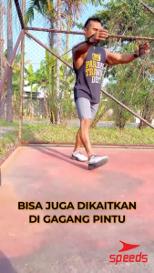 SPEEDS Resistance Bands Tali Stretching Handle Pegangan Tali Elastis Stretching Olahraga 024-33