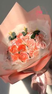 Bó hoa FIGO mix màu tone hồng 15 bông