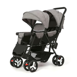 Authentic Double-Occupied Baby Stroller Suitable for 0-4 Years Old Cool Fruit Brand Large Size Two-Wheel Manual Push Cart