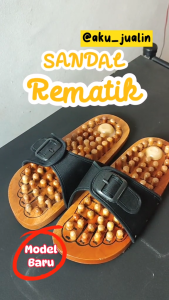 Sandal Kesehatan dan Rematik Slop Kayu Premium