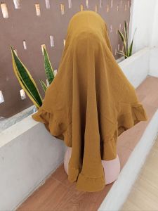 Hijab bergo pet rempel crinkle airlow