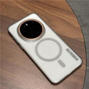 Ultra-Thin Titanium Grey Soft Sand Magnetic Absorption Huawei Mate 70/60 Honor Magic7 pro Phone Case Creative Fashion Hard Shell