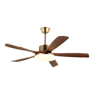 JINGYA | High-end Walnut-colored New Chinese Style Fan Light