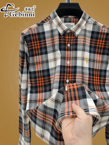 Áo Sơ Mi Nam Tay Dài Chất Liệu Cotton Nguyên Chất Thời Trang Thường Ngày Không Cần Ủi Cổ Bẻ Kẻ Caro Chất Lượng Cao 2025