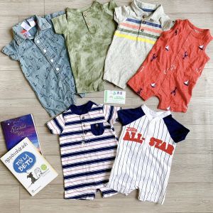 [Loại B] Romper Đùi Xuất Dư Loại B Hàng Tồn Lô/Lỗi Nhẹ Cho Bé Trai Bé Gái Từ 3-14kg Giao Ngẫu Nhiên