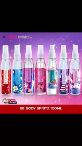 Avon Be Body Spritz 100ml - Be Glamorous - Be Fearless - Be Rockin - Be Common - Be Cool - Be Inspired