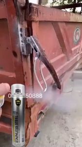 No Rust Chrome paint spray Cartridges With Chrome Plated Steel Wheel Spray Color 350mL Car