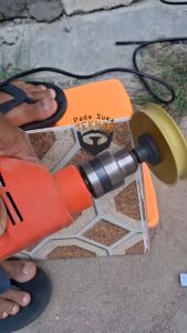 Granit Pinggul Mata Grinda Ubah Bor Stepnosing Bevel Bullnose + Arbor Sambungan Bor Ke Gerinda