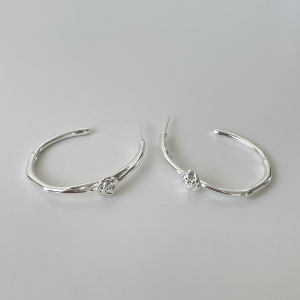 Elegant Rose Embellished Irregular Large Hoop Earrings for round Face Unique Exaggerated Stud Earrings Fashion Jewelry