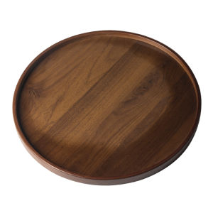 XIANGYOUYOU | Round Wooden Tea Tray