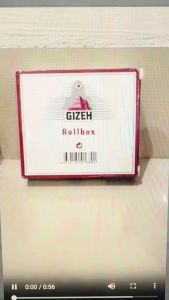 Gizeh Rollbox Original 70mm Alat Linting Manual Ukuran 8mm Standard Kretek Filter Bahan Metal TebaL