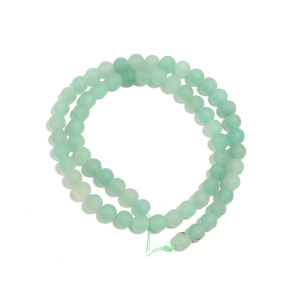 1 Dây Hạt Đá Aventurine Xanh Tự Nhiên Hình Tròn Mịn Màng Có Lớp Mờ Làm Hạt Khoảng Cách Cho Việc Làm Trang Sức Tự Làm Phụ Kiện