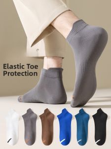 JINGCHI | Large Size Breathable Mens Socks Summer Thin Cotton Sport Boat Socks Anti-Odor Absorbent Short Socks Cotton Blend Mens Footwear