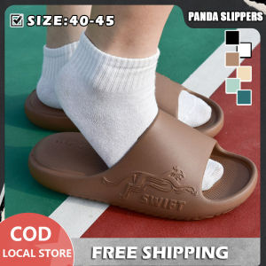 Panda Slipper Slides Sandals for Men Soft Bottom Non-slip Slippers Six Colors