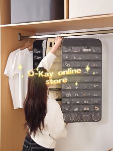 O-KAY Tiktok Hot Style 48/80 Grid Hanging Jewelry Sorting Organizer