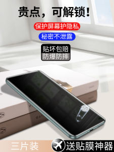 Honor X50 Privacy Screen Protector Full Screen Curved Tempered Glass Film Anti Blue Light Huawei X40 X9B Water Condensation Film