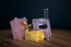 ⚡[Local Seller/INSTOCK]⚡ Outemu Honey Peach V3 Linear Switches Custom Mechanical Keyboard Hotswap | 1 qty = 5 switches